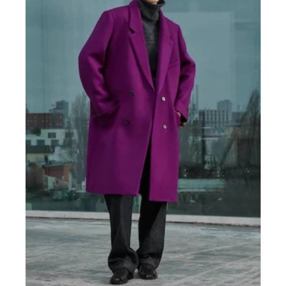 NEW SOEUR wadden coat in fushia